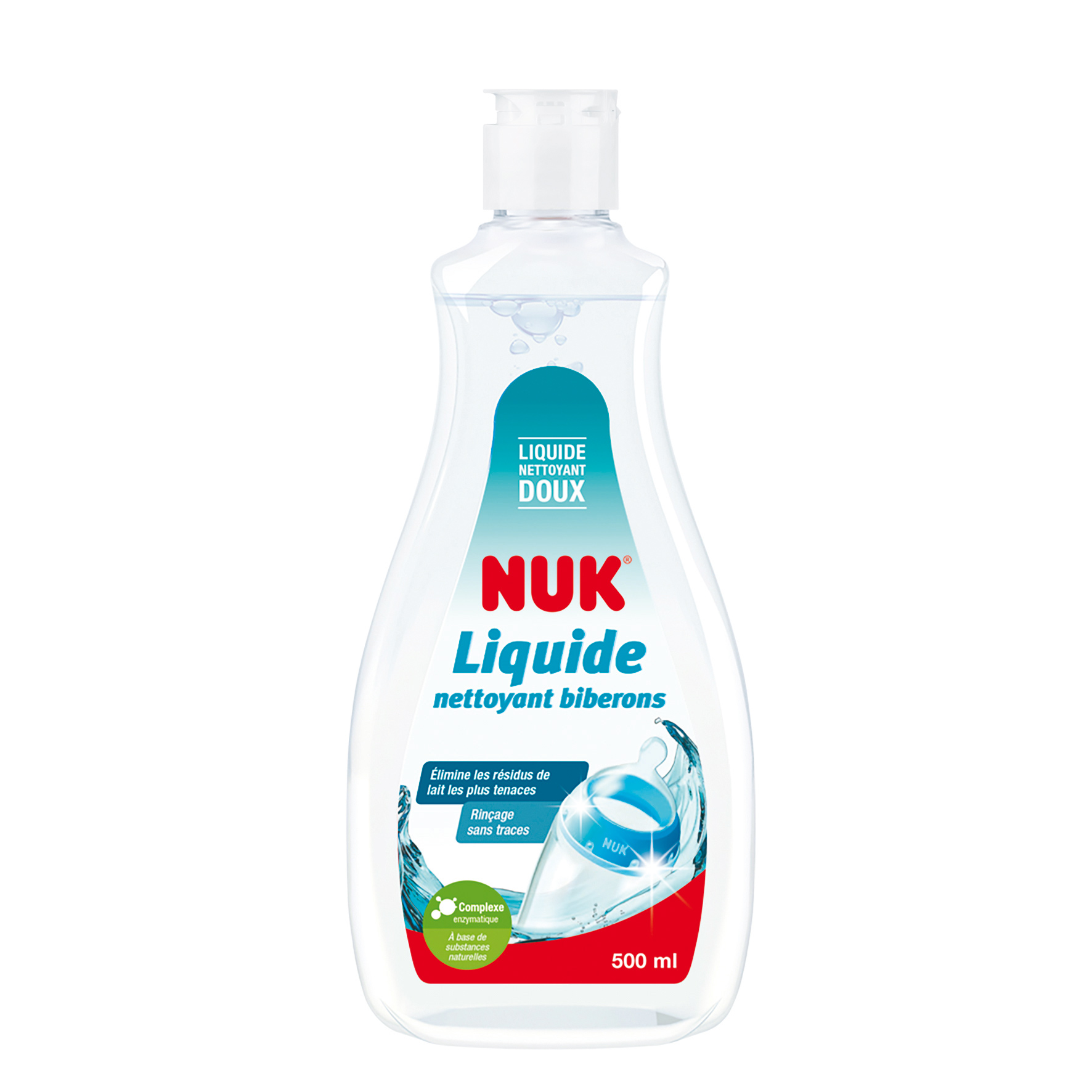 Liquide vaisselle Biberon & Tétine 500 ml de Nuk, Produits d'entretien :  Aubert