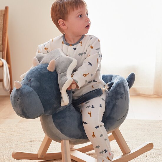 Tiga, Stegi & Ops bascule Ops Bleu  de Noukies