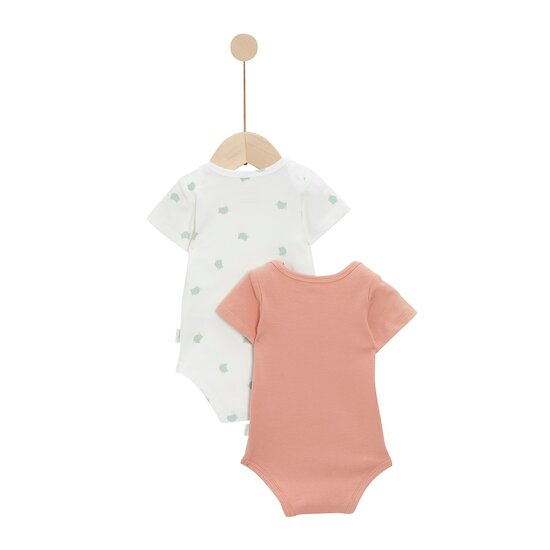 Lot de 2 Bodies Écru / Terracotta  de P'tit bisou Lot de 2 Bodies Écru / Terracotta  de P'tit bisou