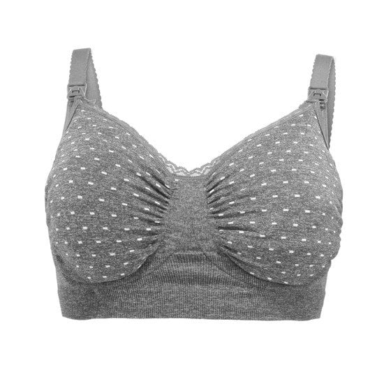 Soutien-gorge d'allaitement Carri-gel Pois gris  de Carriwell