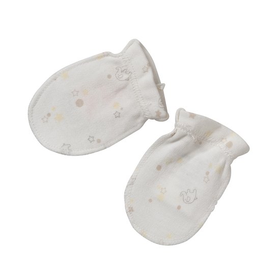Moufles collection Prématuré Blanc Taille unique de P'tit bisou