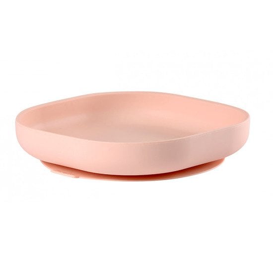 Assiette silicone ventouse  Pink  de Béaba