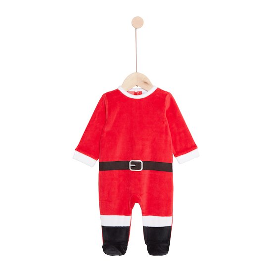 Pyjama + Bonnet de Noël Rouge  de P'tit bisou Pyjama + Bonnet de Noël Rouge  de P'tit bisou