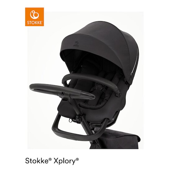 Poussette Trailz Gris mélange - poignée noire de Stokke®, Poussettes  polyvalentes : Aubert