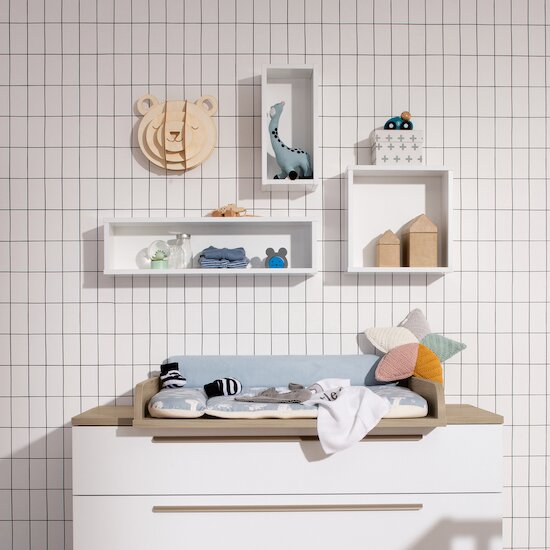 Case Étagère murale rectangulaire Large Blanc Craie  de Paidi Case Étagère murale rectangulaire Large Blanc Craie  de Paidi