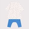Robe bébé et legging en coton