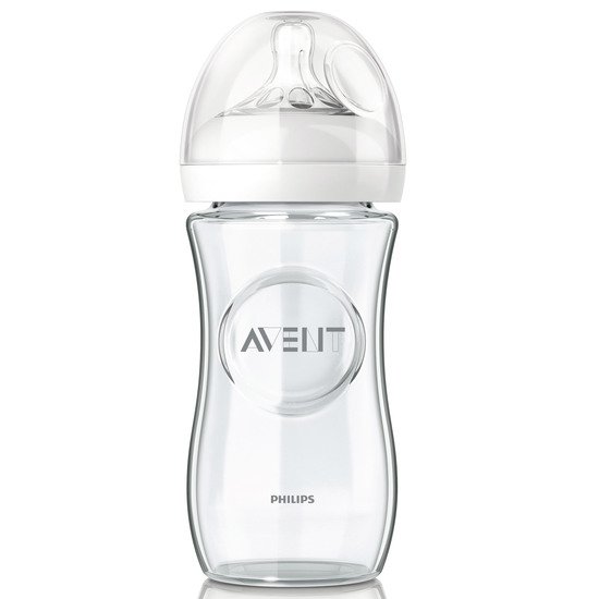 Biberon Natural en verre Transparent 240 ml de Philips AVENT