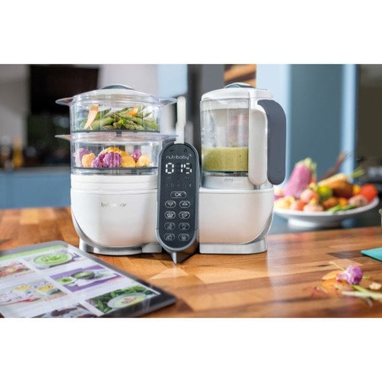 Babymoov - Nutribaby(+) : le robot multifonctions amélioré par les parents  pour une cuisine encore plus saine et adaptée 👶 5 en 1 : il cuit à la  vapeur, mixe, stérilise, décongèle