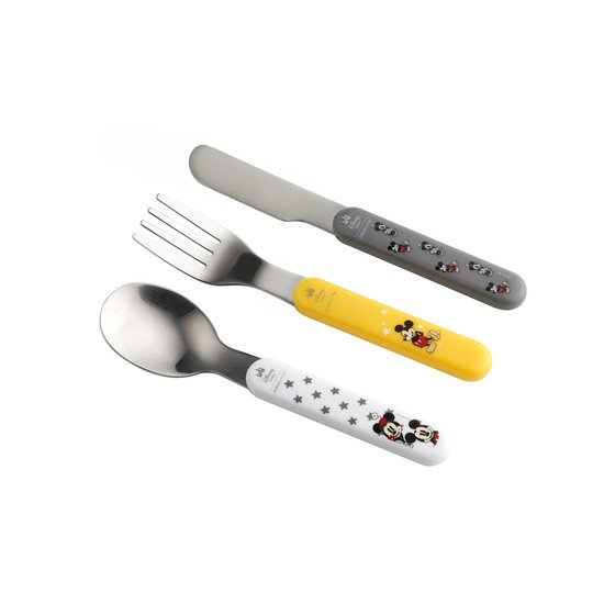 Set de 3 couverts inox Mickey & Minnie
