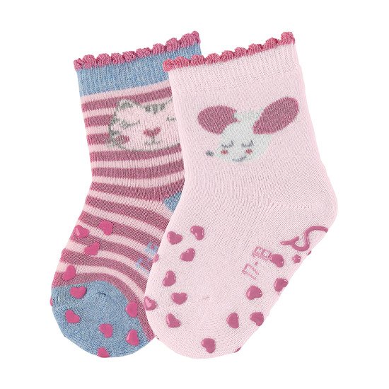 Sterntaler Chaussettes ABS Antid/érapantes Lot de 2