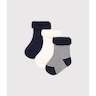 Lot de 3 paires de chaussettes bébé en tricot