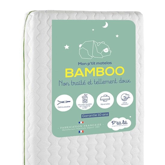 P'tit Lit - Protège Matelas Bébé Bamboo