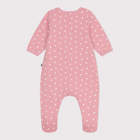 Bodyjama bébé en tubique petits cœurs   de Petit Bateau