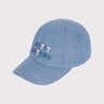 Casquette bébé en denim clair