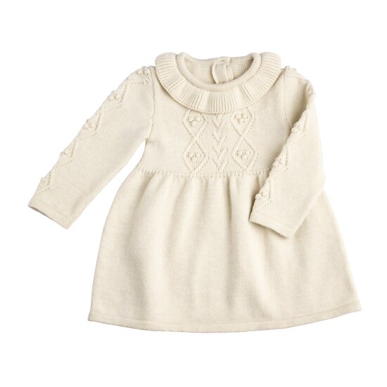 Robe en tricot manches longues Beige  de P'tit bisou