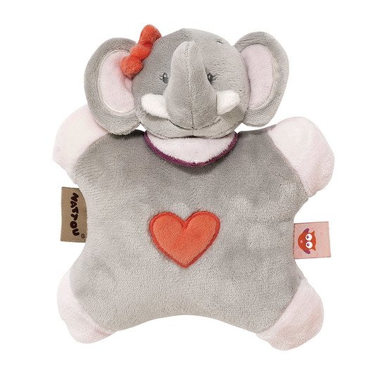 Adèle & Valentine flatsie Elephant  de Nattou