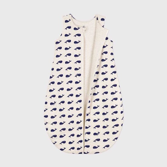 Gigoteuse en coton TOG2 Baleines  de Petit Bateau