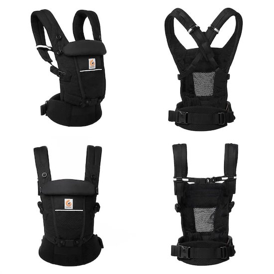 Porte-bébé Adapt Soft Flex Mesh Noir Onyx  de Ergobaby Porte-bébé Adapt Soft Flex Mesh Noir Onyx  de Ergobaby