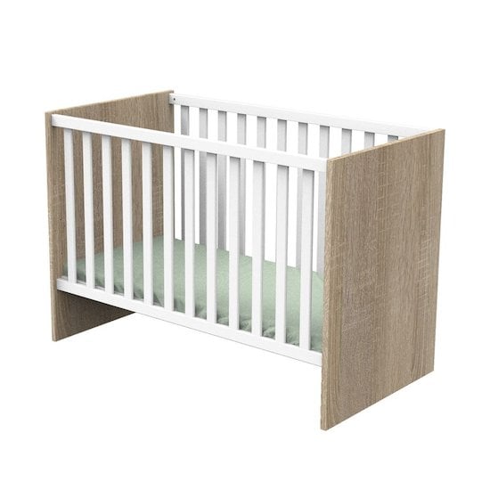 Nova new lit 60x120 Blanc lin  de Sauthon Baby's Sweet Home