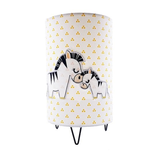 Pluche et Pompon luminaire Blanc/Jaune  de Sauthon Baby's Sweet Home