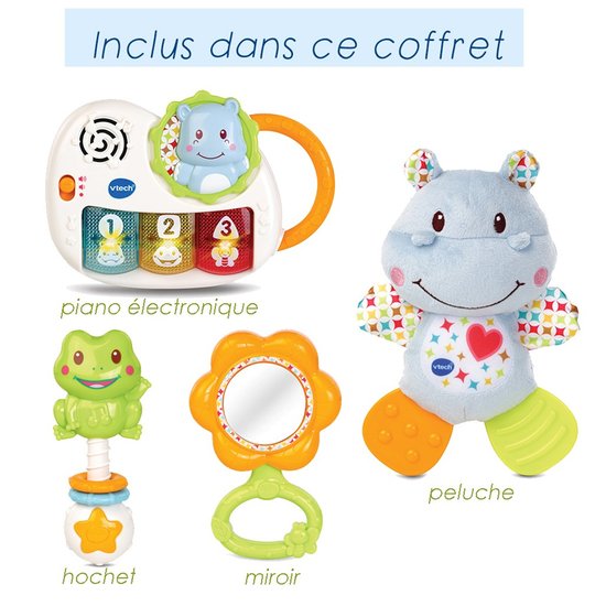 Vtech - Coffret naissance - Éveil des sens (bleu) et Ourson Dodo Nuit  Etoilée - Cdiscount Puériculture & Eveil bébé