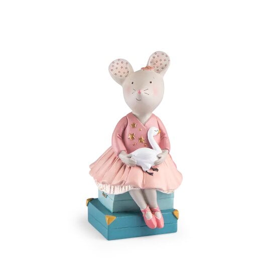 La Petite École de Danse Tirelire Souris Rose  de Moulin Roty