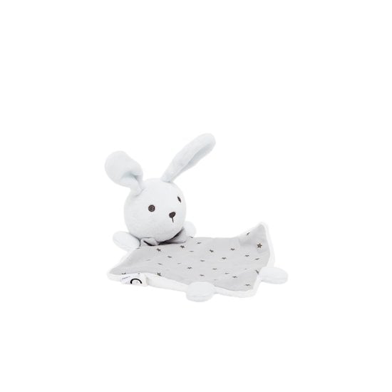 Doudou Lapin Gris Nattou Personnalisé