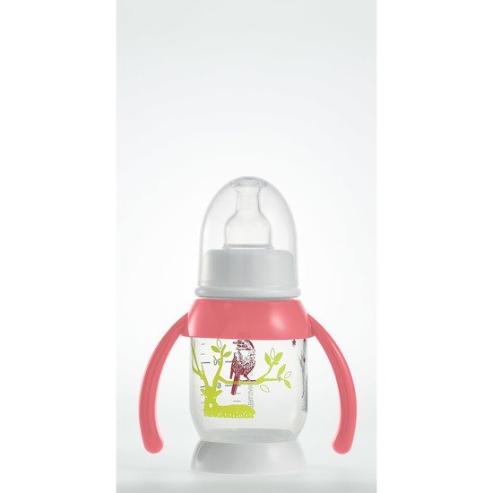 Biberon Bunny poignée Pink 120 ml de Béaba