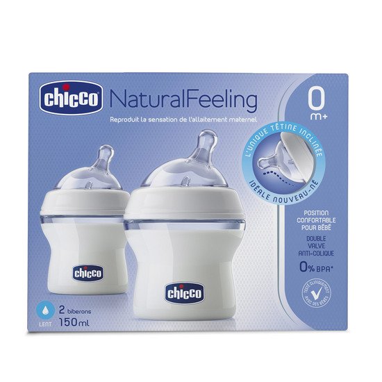 Lot de 2 biberons NaturalFeeling