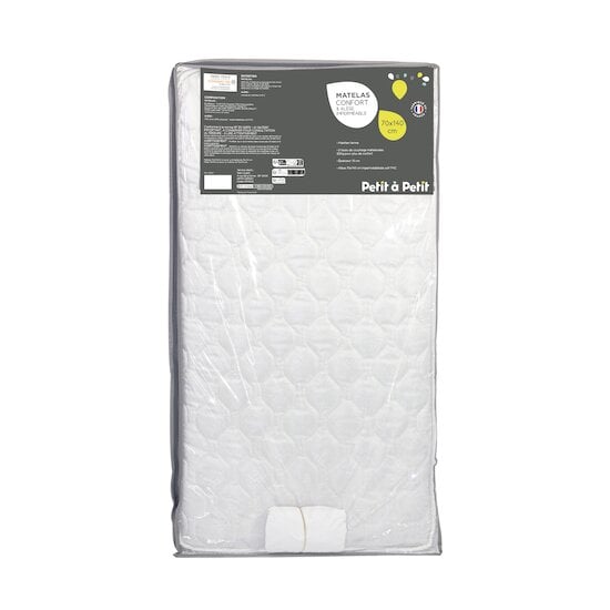 Matelas Confort + Alèse  70 x 140 cm de Petit à petit