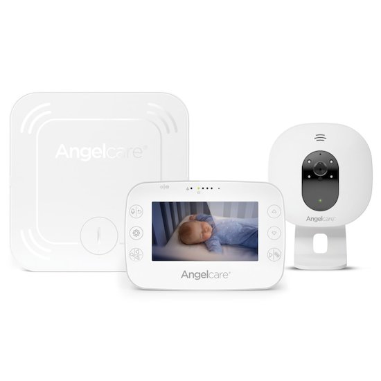 Moniteur de mouvement + Vidéo Blanc  de Angelcare