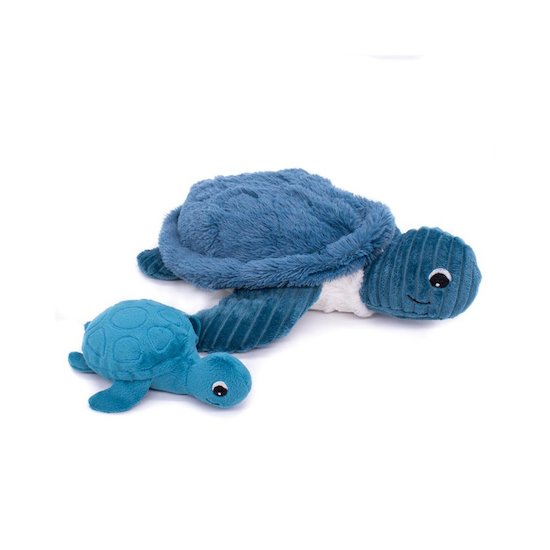 Ptipotos Peluche Sauvenou et son bébé Bleu  de Les Déglingos Ptipotos Peluche Sauvenou et son bébé Bleu  de Les Déglingos