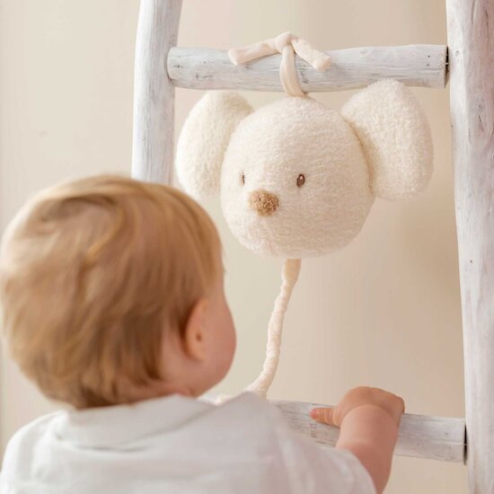 Teddy Peluche musicale Souris écru  de Nattou Teddy Peluche musicale Souris écru  de Nattou