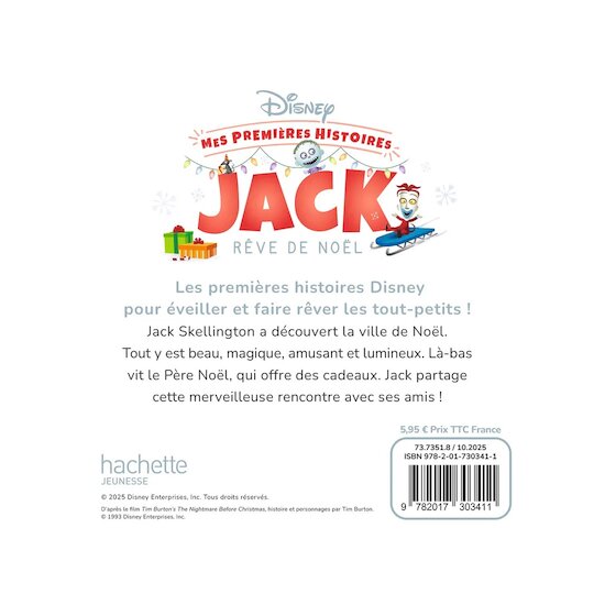 Mes Premières Histoires - Jack rêve de Noël   de Hachette Jeunesse Disney