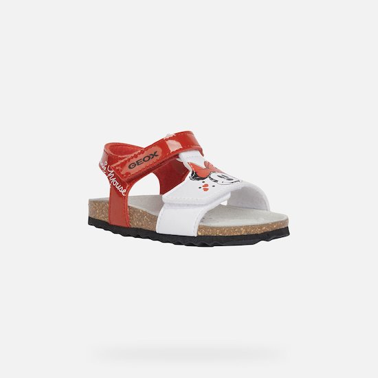 Sandales Chalki Minnie rouge Et Blanc 21 de Geox Respira Sandales Chalki Minnie rouge Et Blanc 21 de Geox Respira