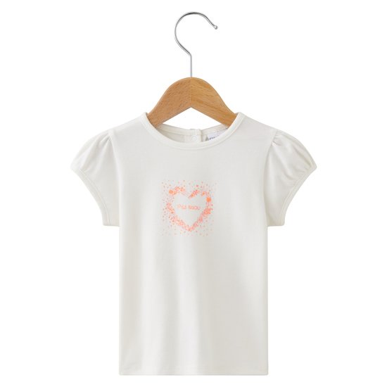 Mini Rose T-shirt Blanc 6 mois de P'tit bisou
