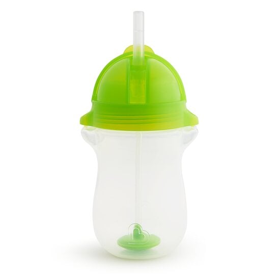 Tasse d'apprentissage à paille Click Lock Vert 296 ml de Munchkin