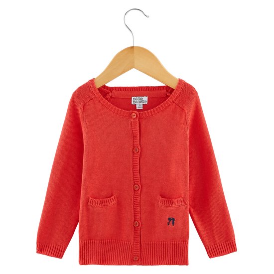 Cardigan collection Native American Girl Rouge 6 mois de Nano & nanette