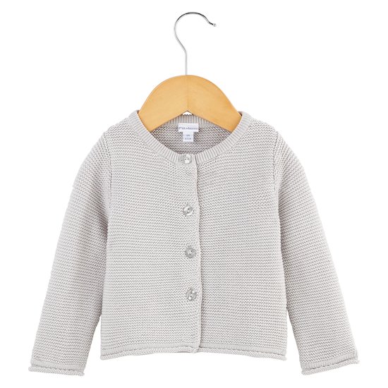 Cardigan Royal Baby Gris Plush 6 mois de P'tit bisou