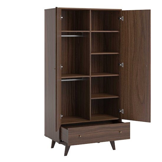 Mid2 Armoire 2 portes Bois Walnut  de Vox Mid2 Armoire 2 portes Bois Walnut  de Vox