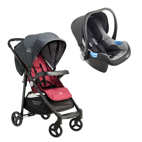 Poussette Pack Formula Grenat 2021  de Formula Baby