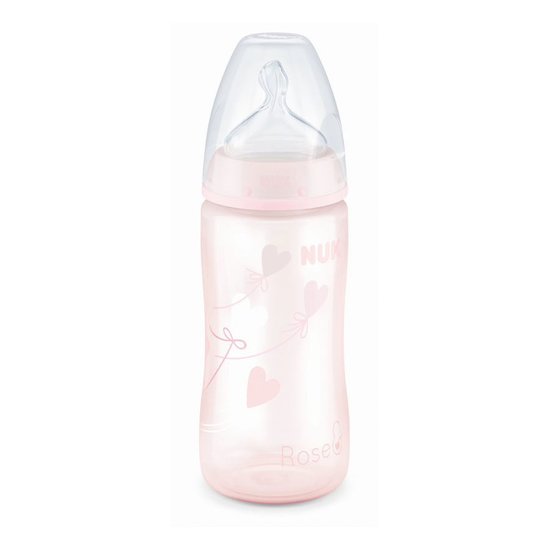 Biberon First Choice+ Temp Control coeur 300 ml de Nuk