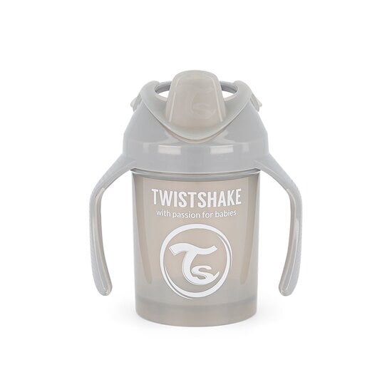 Tasse d'apprentissage Mini Cup Gris 230 ml de Twistshake