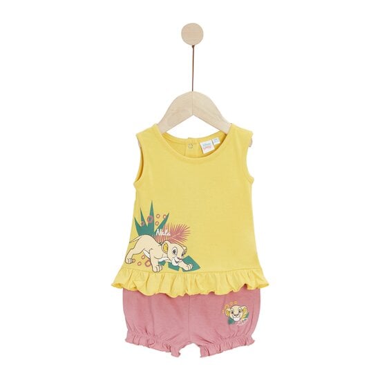 Le Roi Lion Ensemble Jaune et rose  de Disney Baby