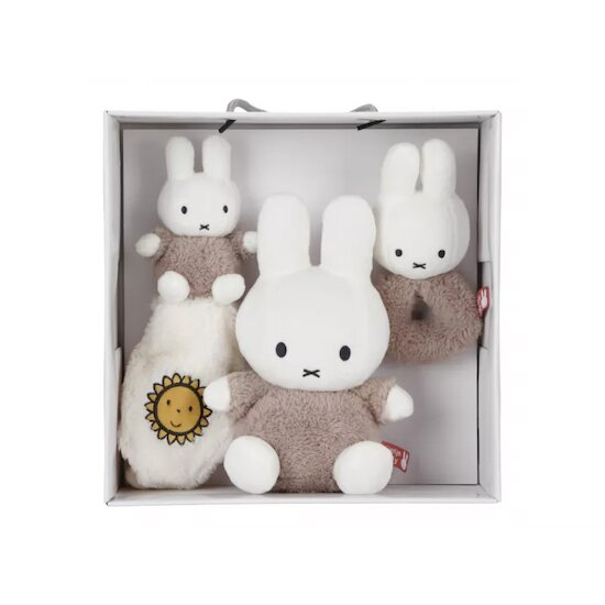 Coffret Naissance Miffy Fluffy Taupe  de Miffy