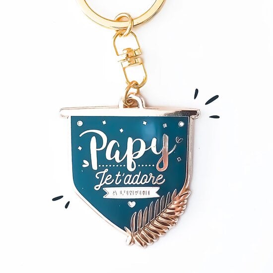 Porte-clés - Papy je t'adore à l'infini   de Manahia