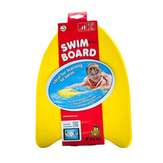 Planche natation Jaune  de FREDS SWIM ACADEMY