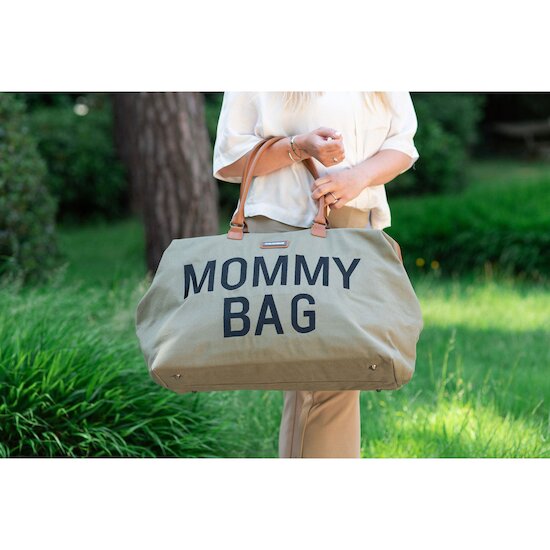 Sac à langer Mommy Bag en toile Kaki  de Childhome