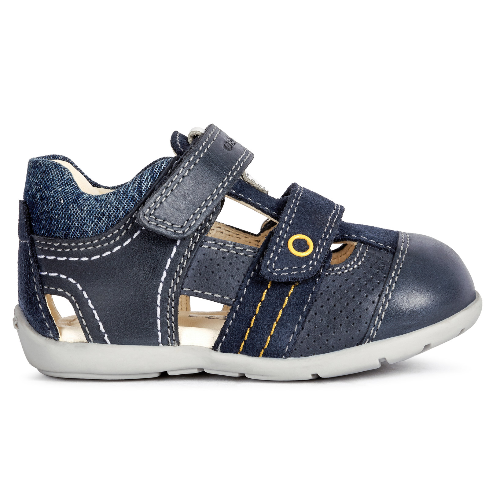 sandales garcon bleu marine