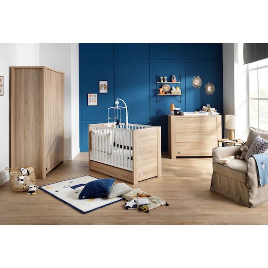 Antonin Armoire 2 portes Bois  de Sauthon Baby's Sweet Home Antonin Armoire 2 portes Bois  de Sauthon Baby's Sweet Home